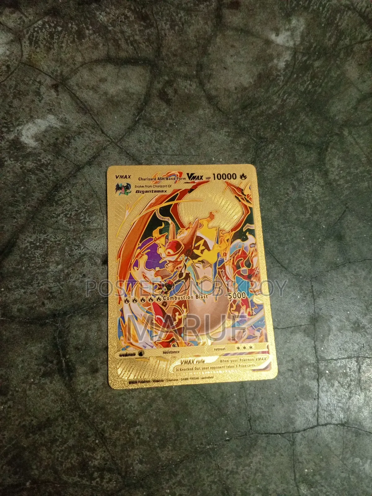Pokemon Golden Card