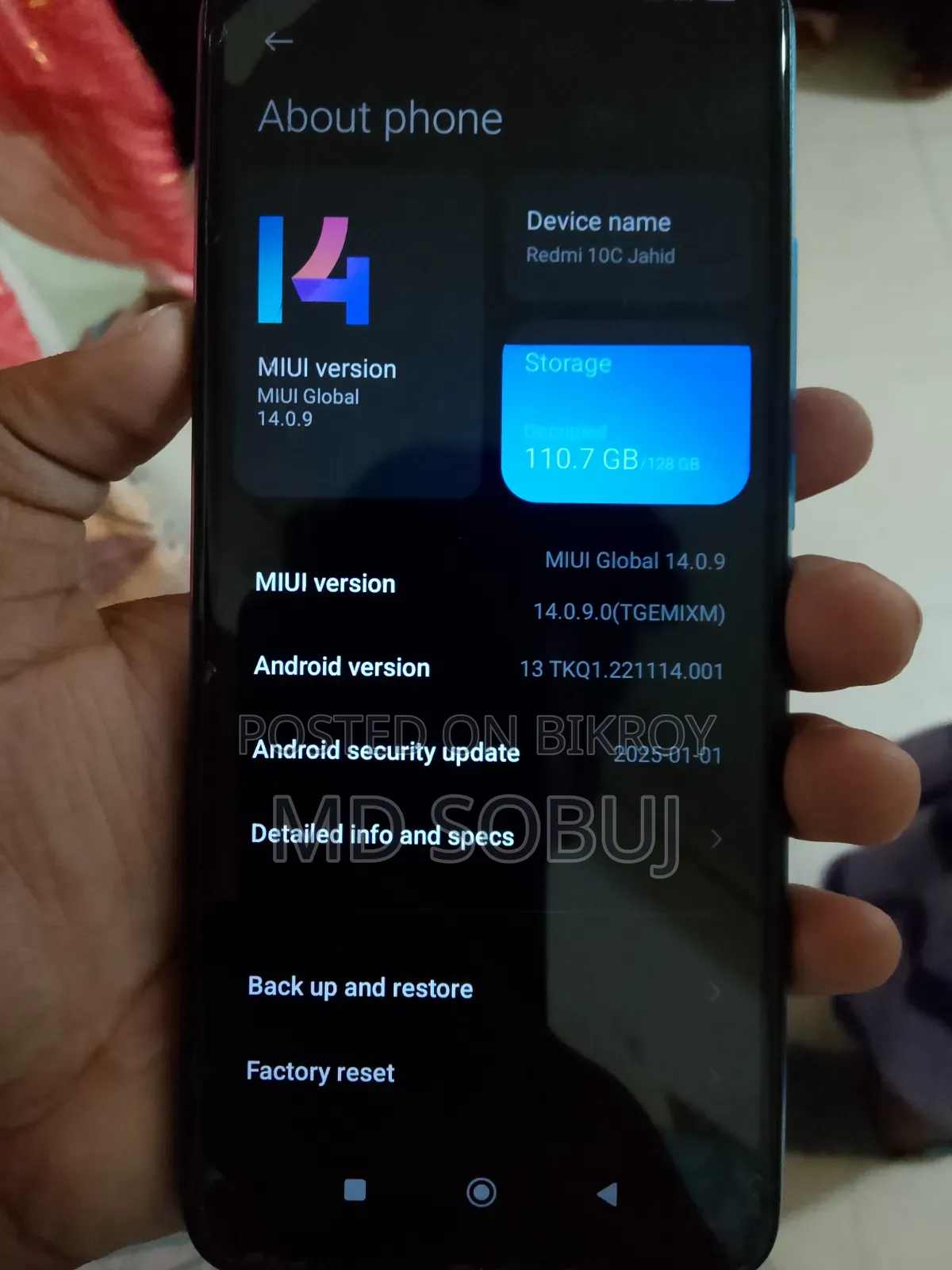 Xiaomi Redmi 10C 128 GB Blue