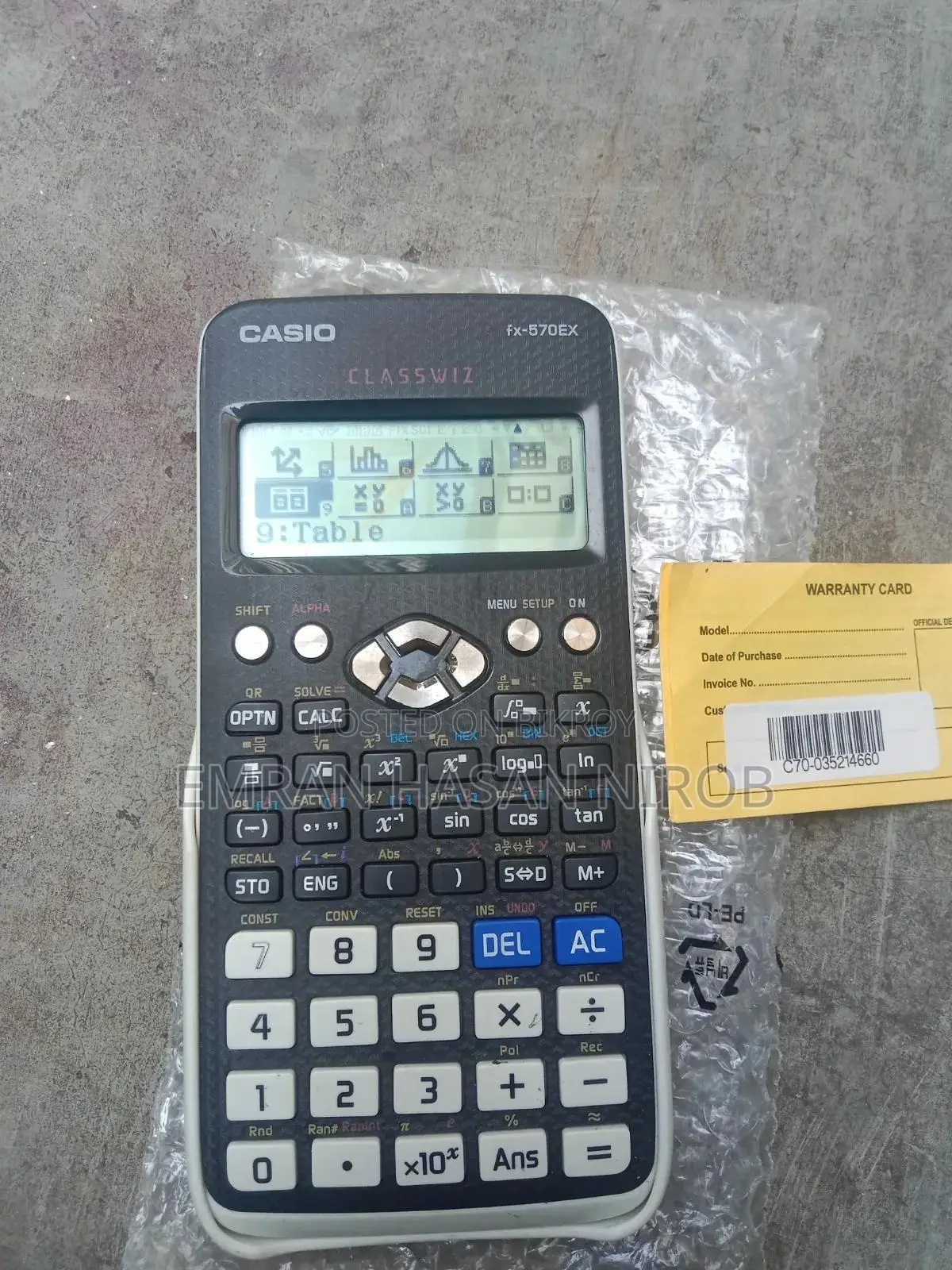 Casio Fx 570-Ex Scientific Calculator for Sell