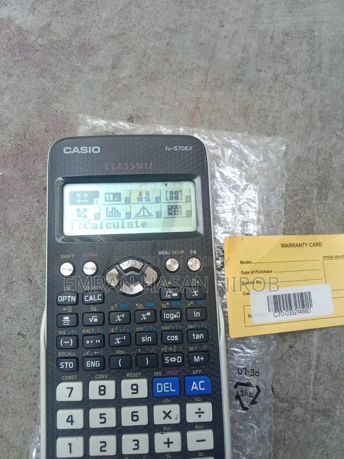 Casio Fx 570-Ex Scientific Calculator for Sell