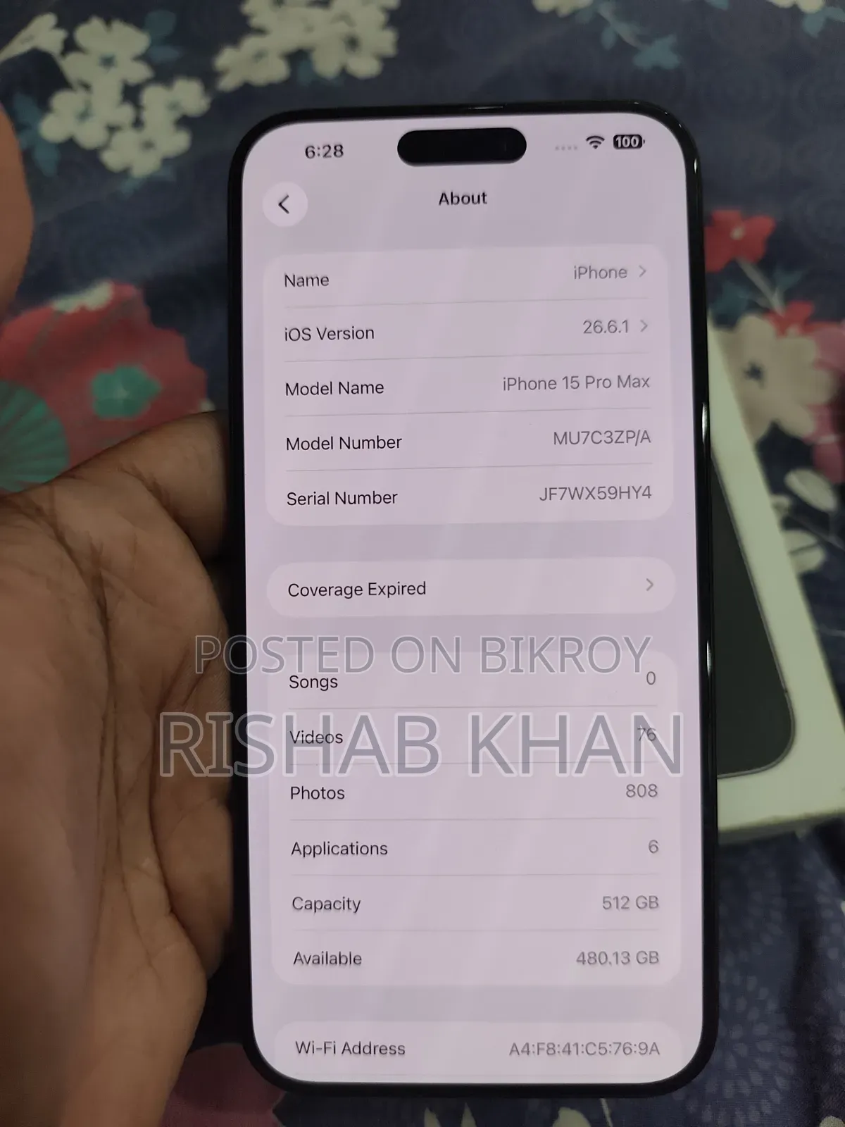 Apple iPhone 15 Pro Max 512 GB Black