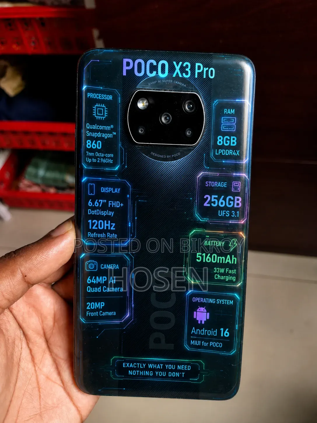 New Xiaomi Poco X3 Pro 256 GB Gray
