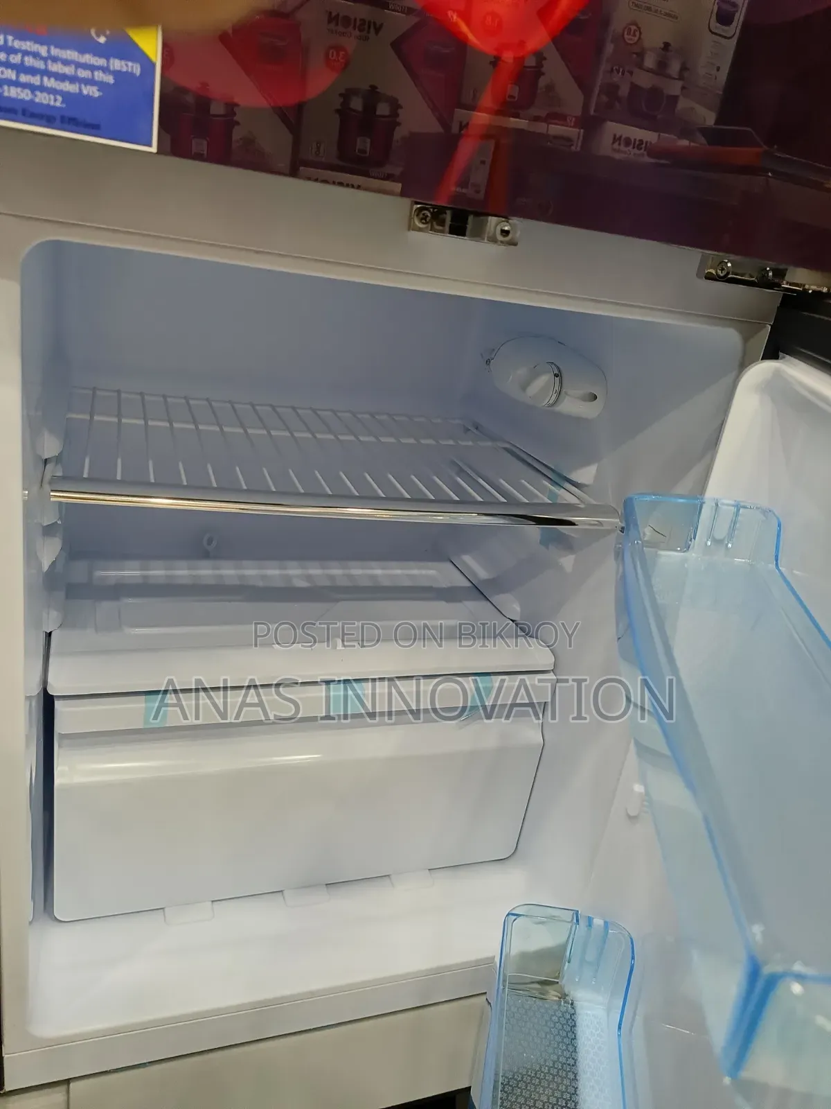 VISION Glass Door Refrigerator RE-150 Liter