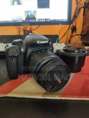 Canon 700D With Kit Lens and Prime Lens