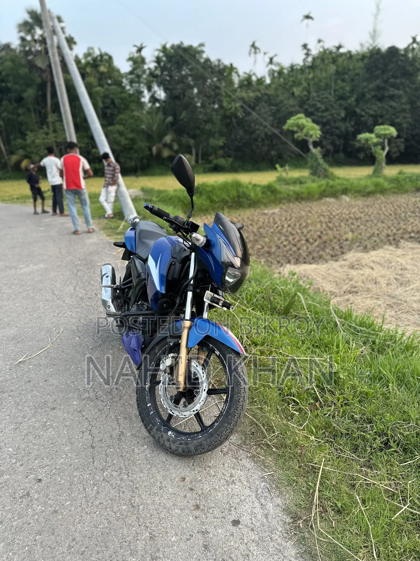 TVS Apache RTR 160 2V 2018 Blue