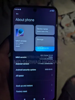 Xiaomi Redmi Note 9 Pro 64 GB White