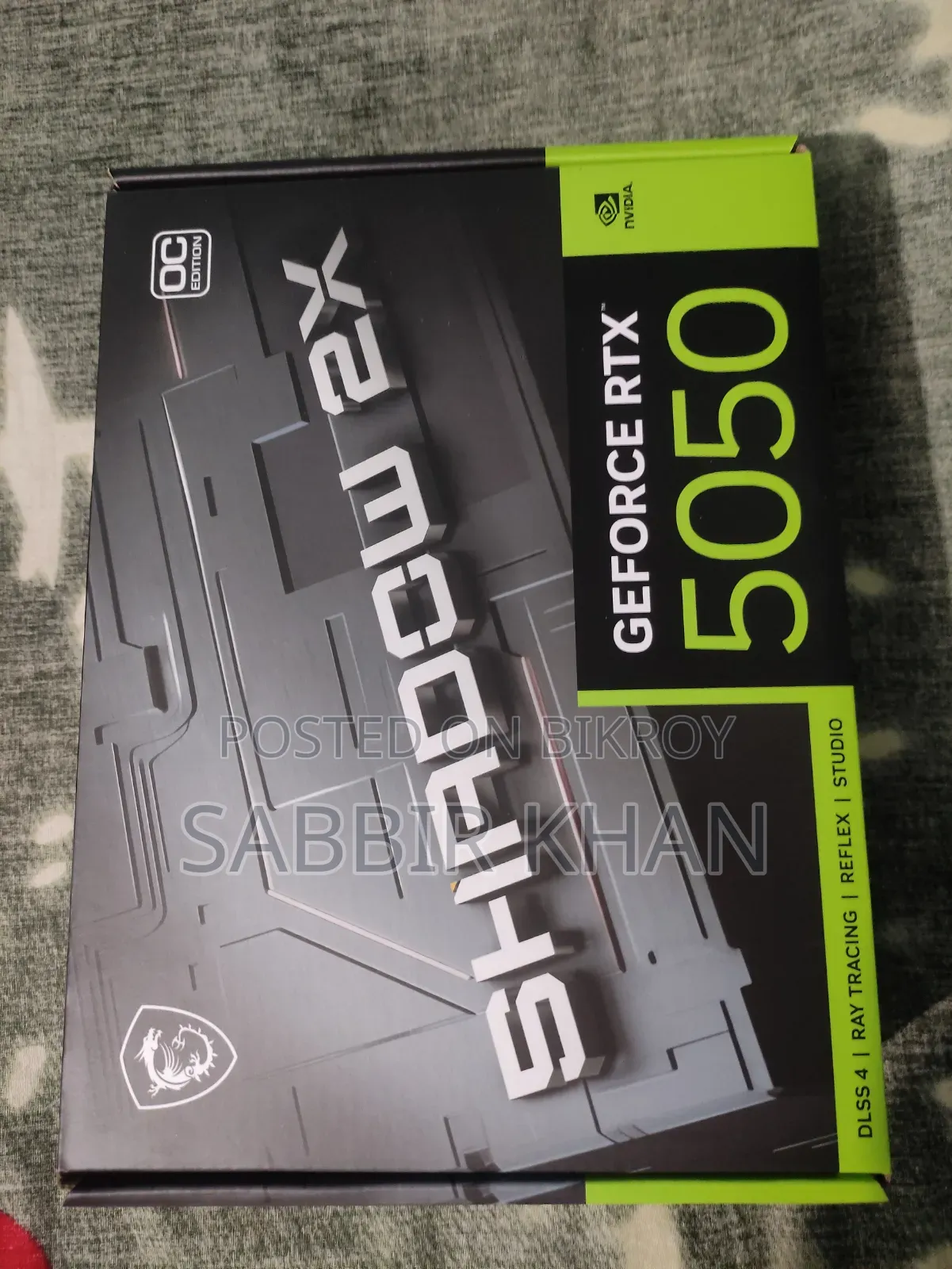 Msi Geforce RTX 5050 8g Shadow 2x Oc 8gb Gddr6 Graphics Card