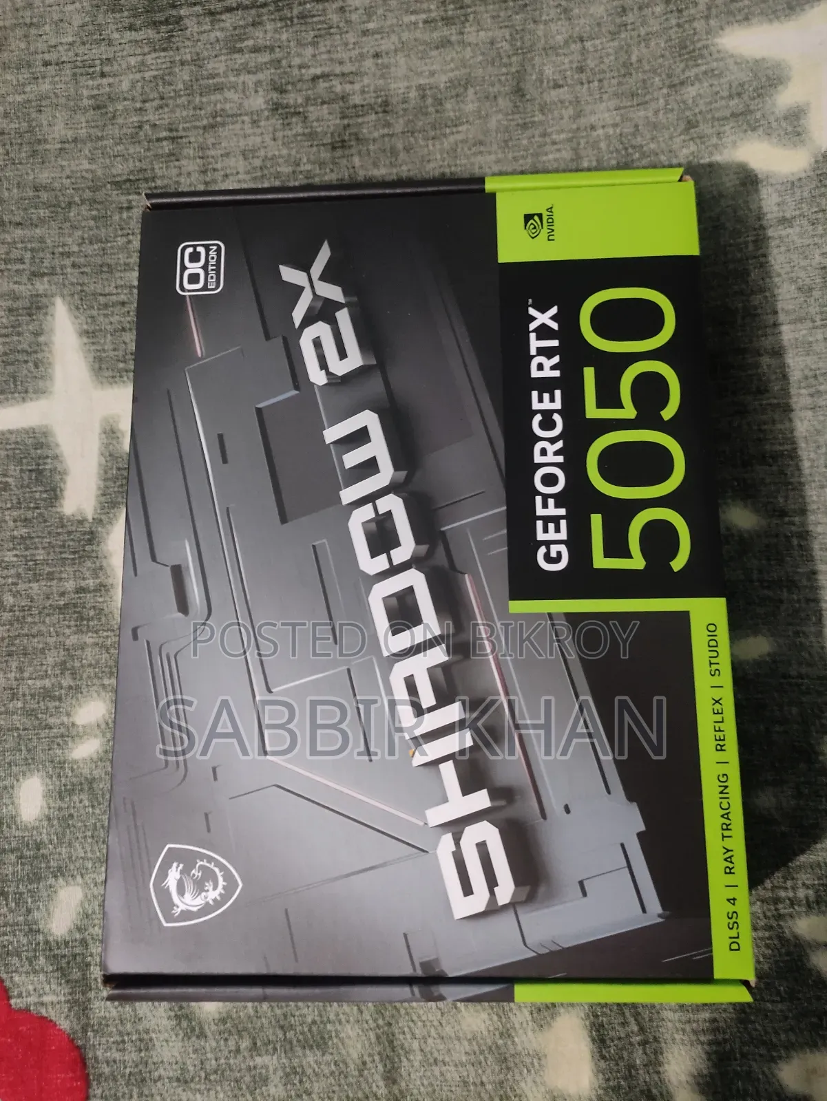 Msi Geforce RTX 5050 8g Shadow 2x Oc 8gb Gddr6 Graphics Card