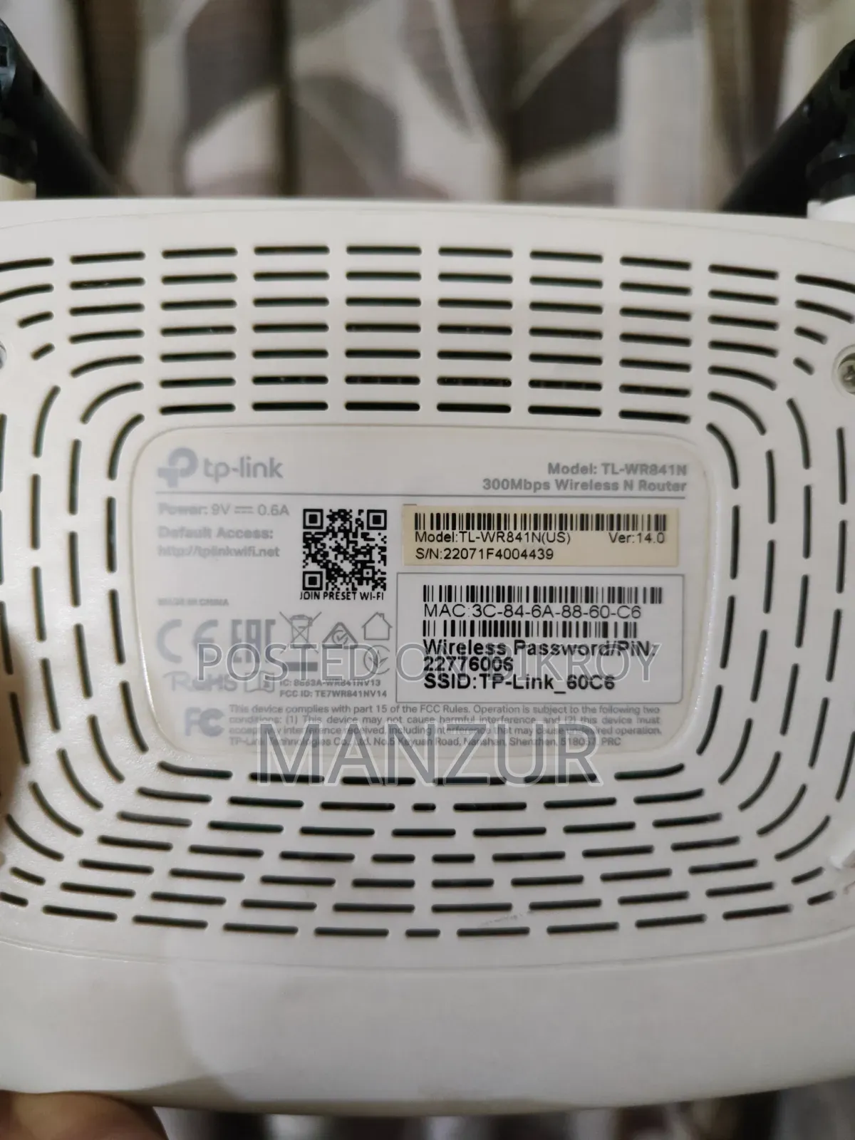 TP-Link TL-WR841N 300Mbps WiFi Router