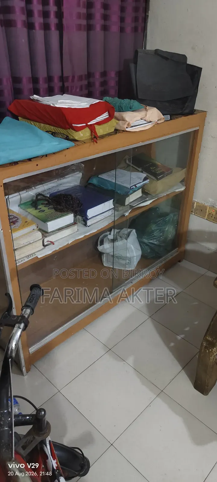 Teak Wood Showcase