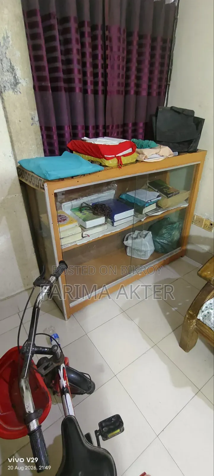 Teak Wood Showcase