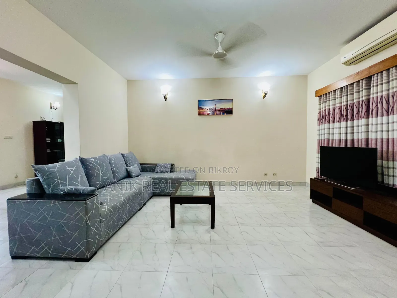 Furnished 3bdrm Apartment in Anik Real Estate, Gulshan for rent