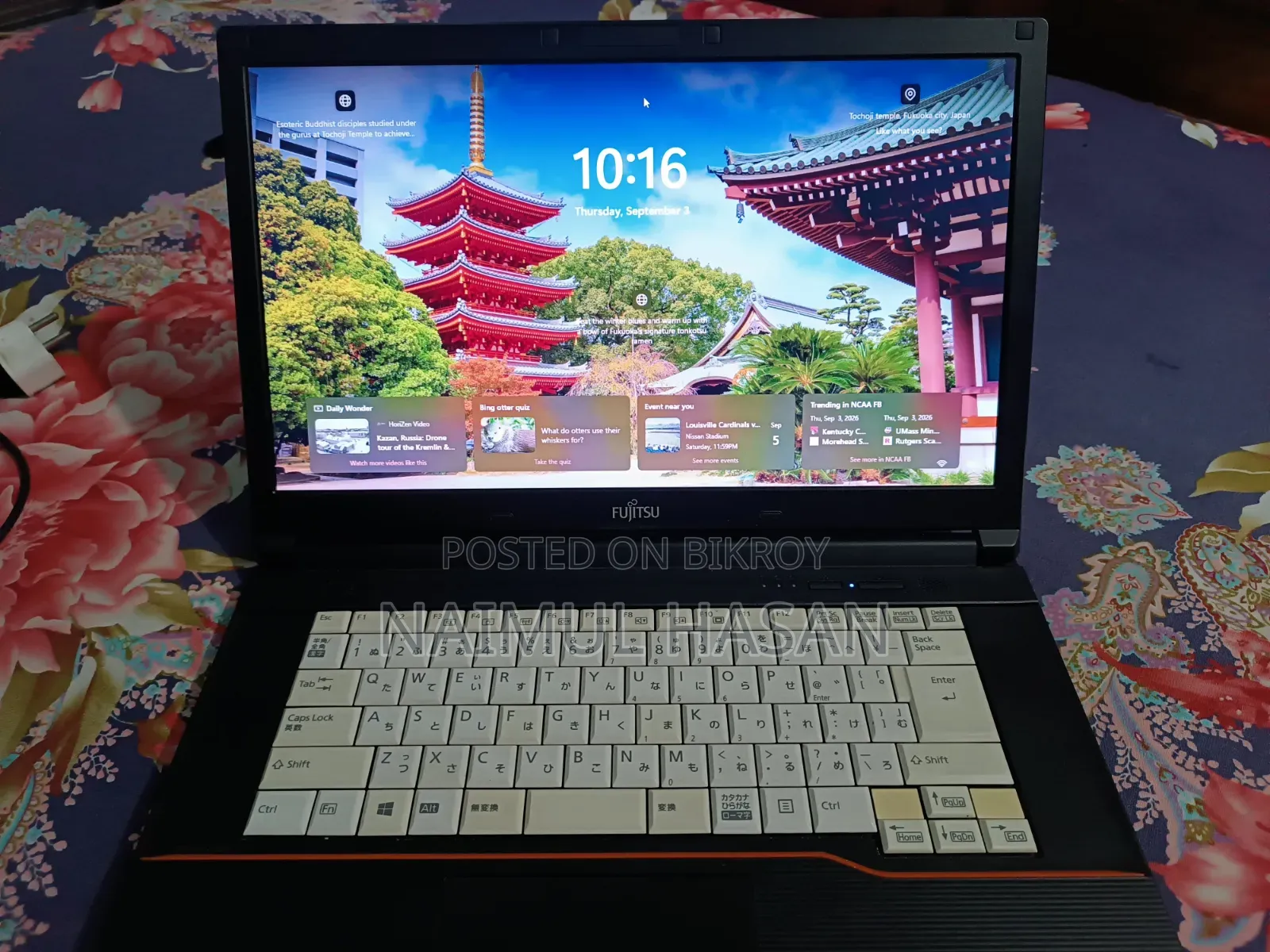 Laptop Fujitsu 8GB Intel Core i3 SSD 128GB