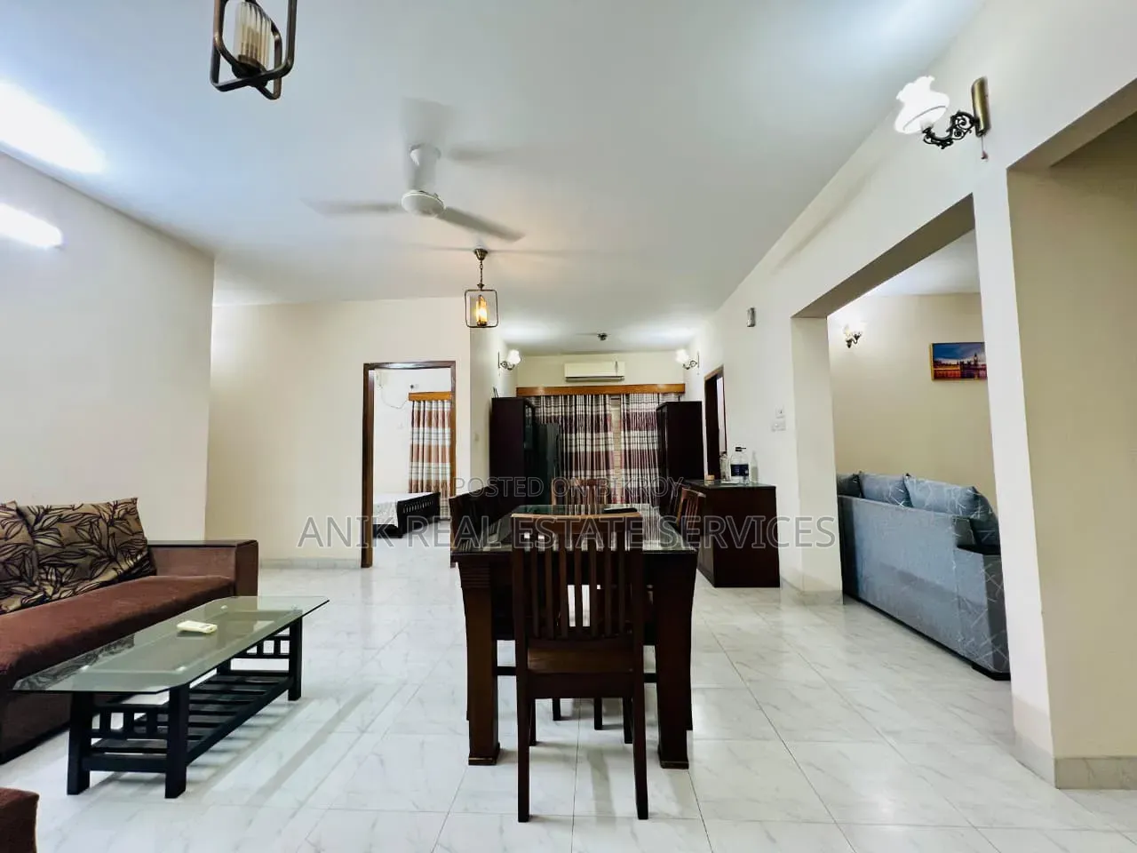 Furnished 3bdrm Apartment in Anik Real Estate, Gulshan for rent