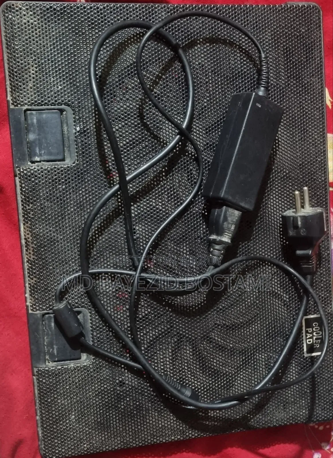 Laptop Cooling Pads, Laptop Charger Cable and Laptop Ram DDR 3 4 Gb