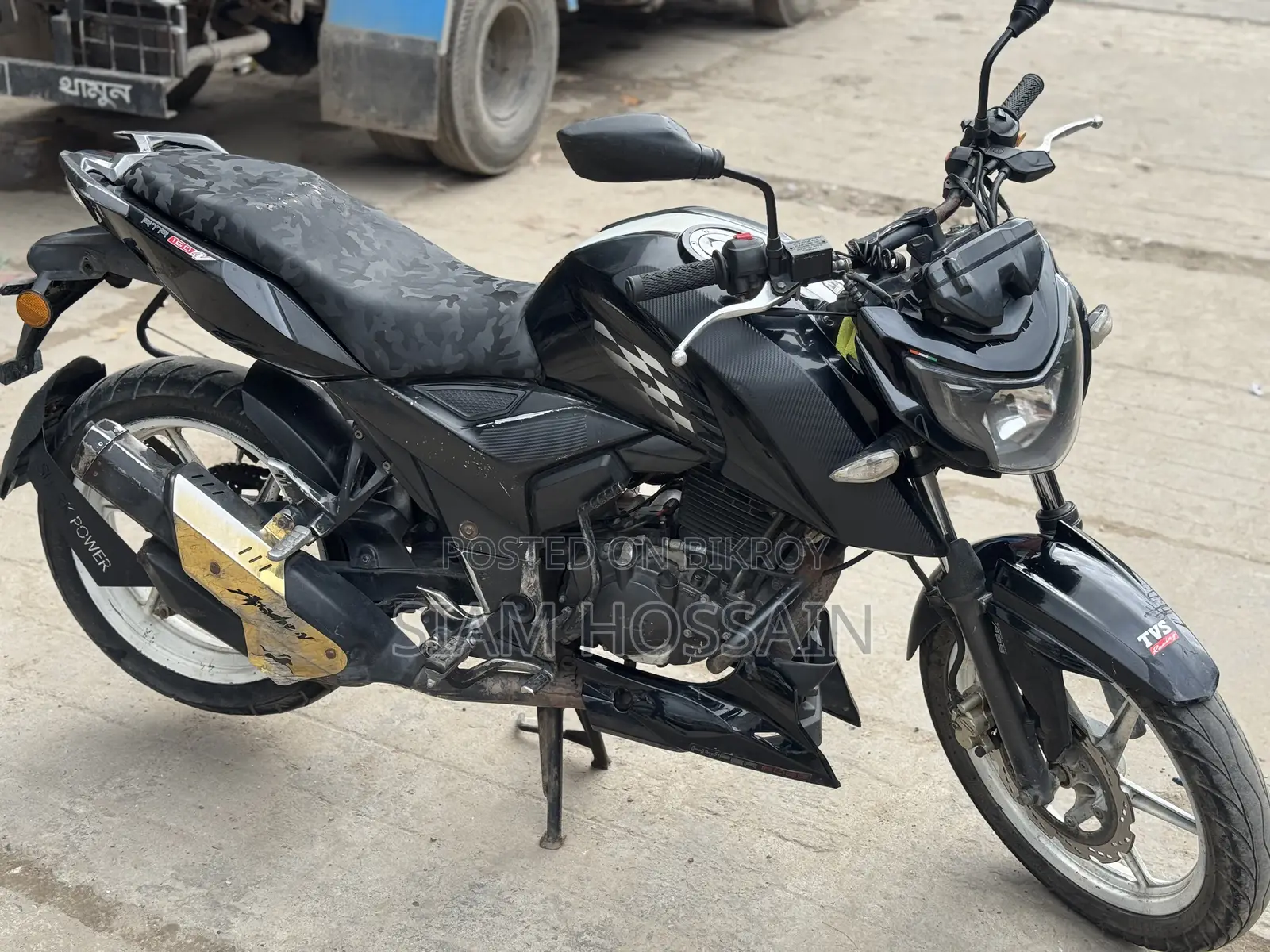 TVS Apache 160 4V 2020 Black