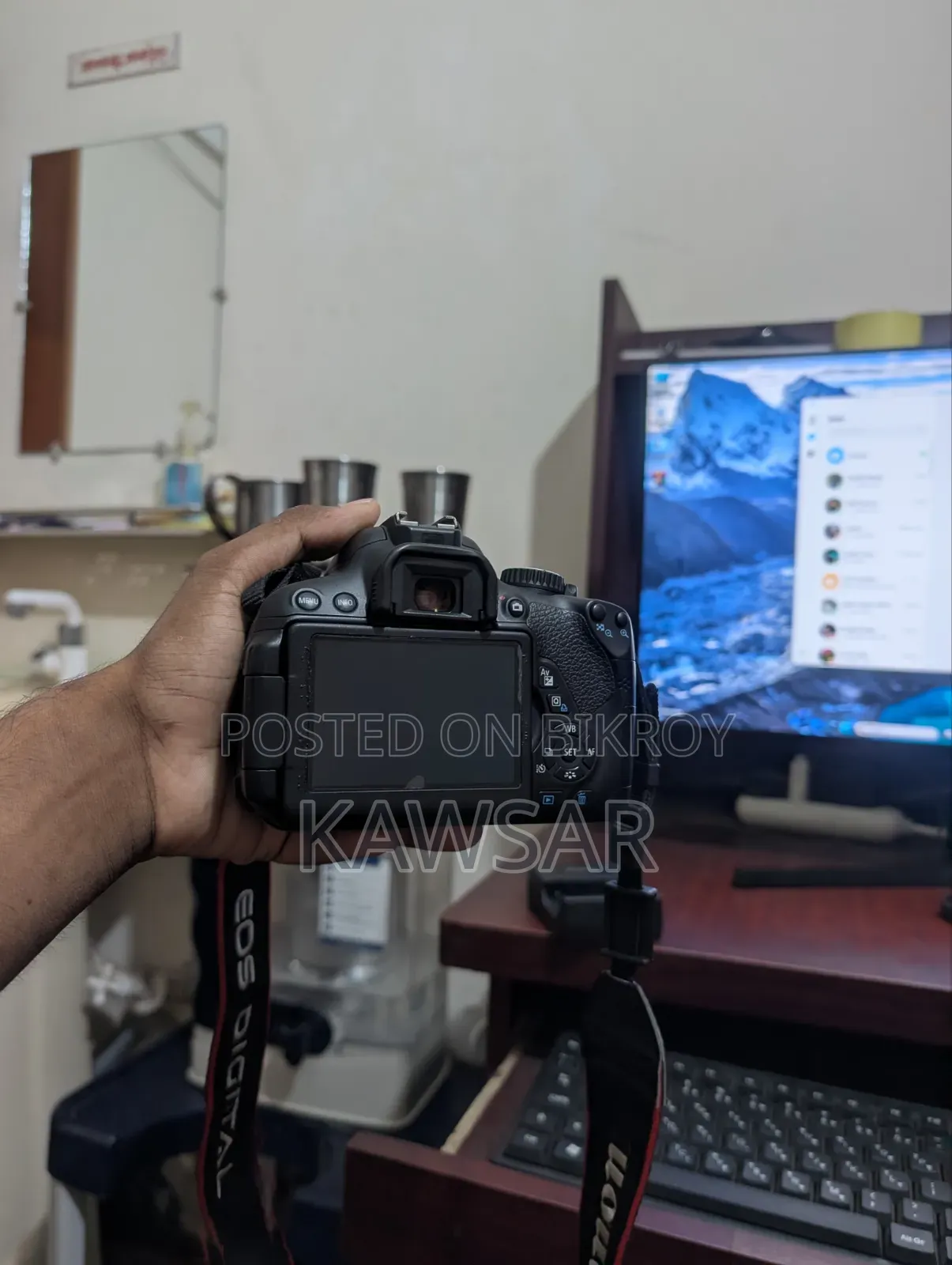 Canon Eos 650d DSLR Camera 700d Sticker.