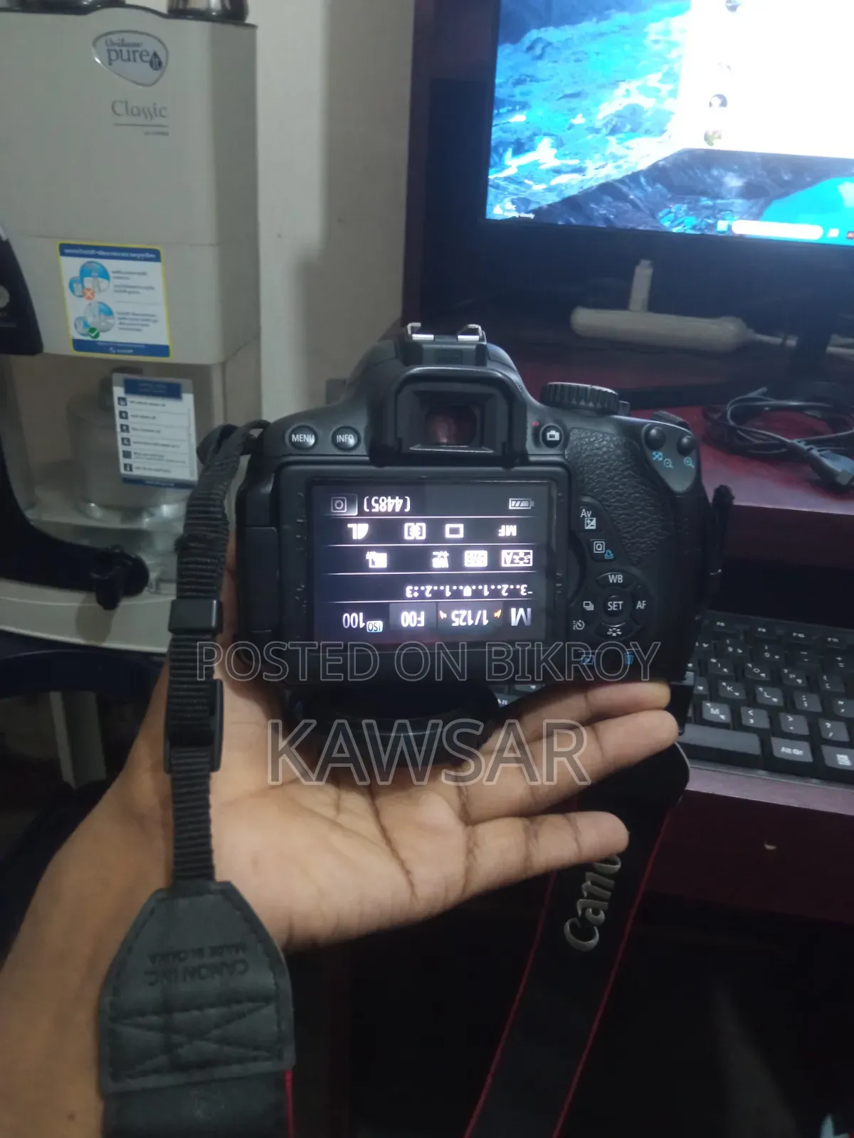 Canon Eos 650d DSLR Camera 700d Sticker.