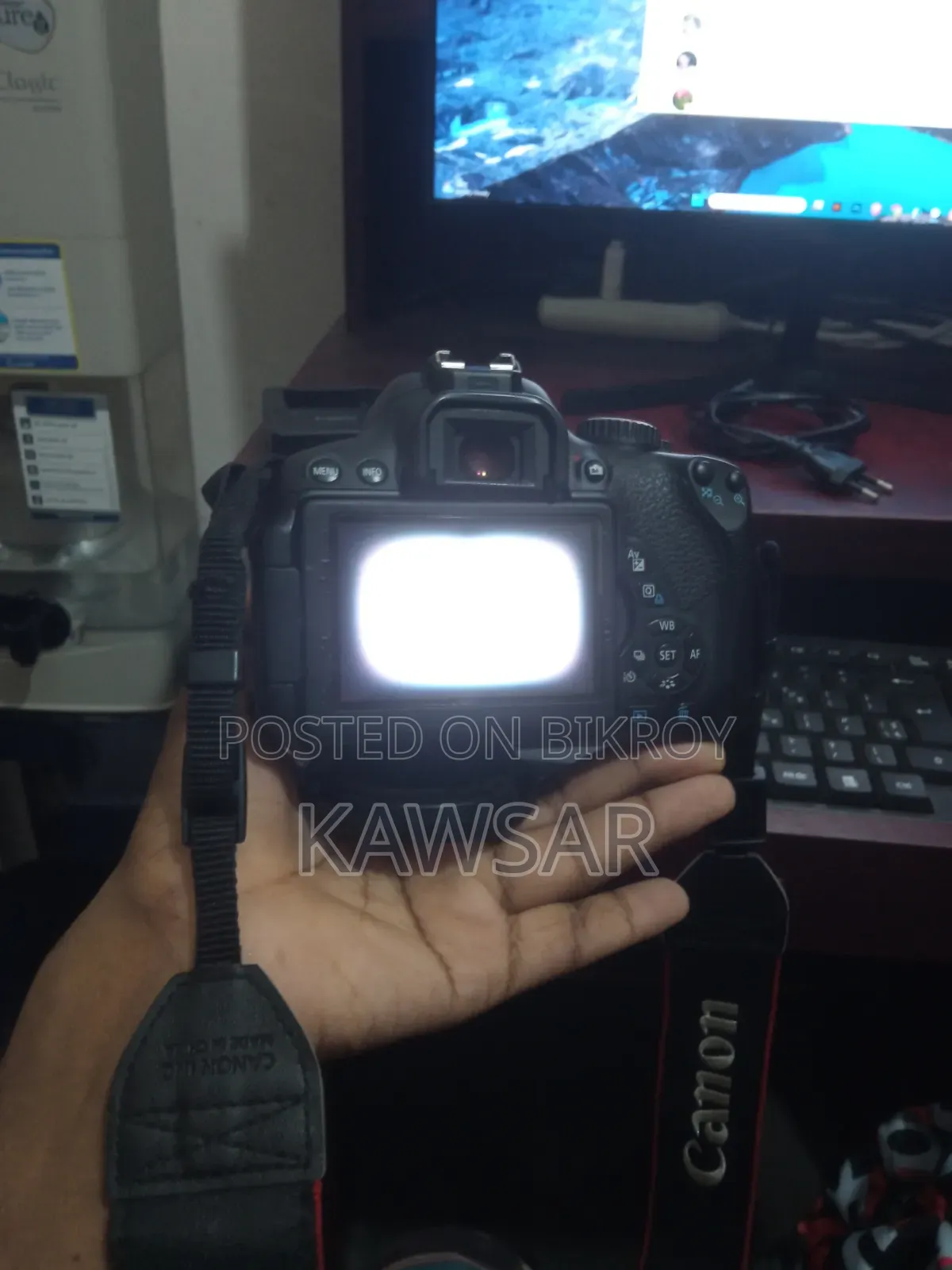 Canon Eos 650d DSLR Camera 700d Sticker.