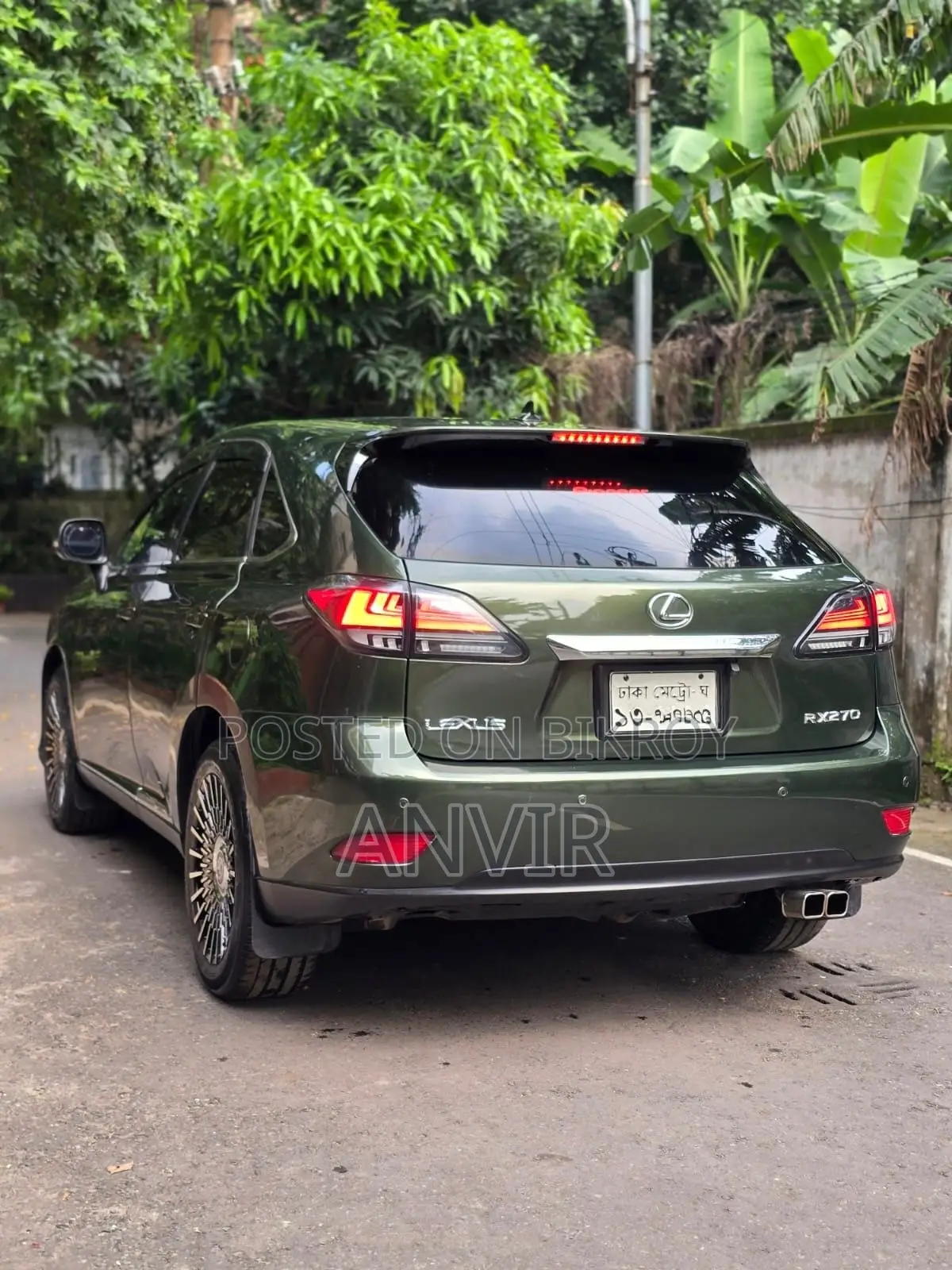 Lexus RX 270 2WD 2011 Green