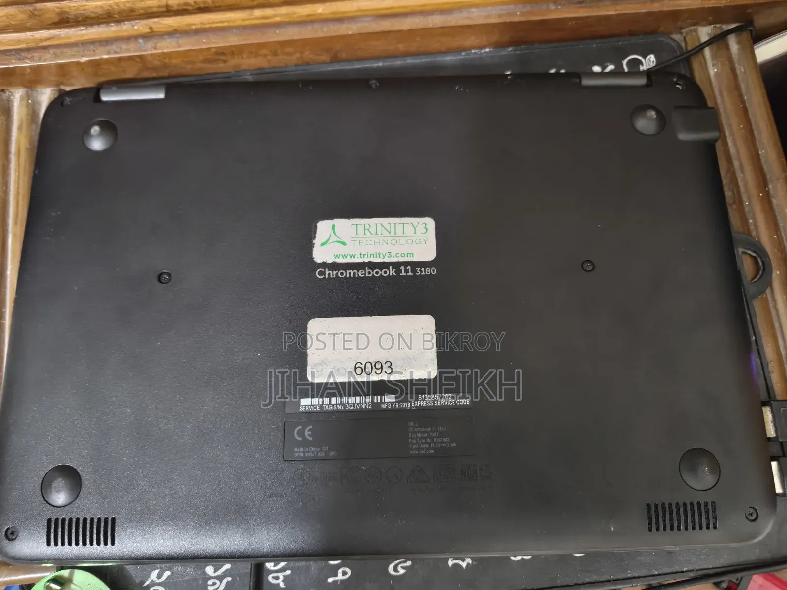 Laptop Dell Chromebook 3180 4GB Intel Celeron SSD 16 GB