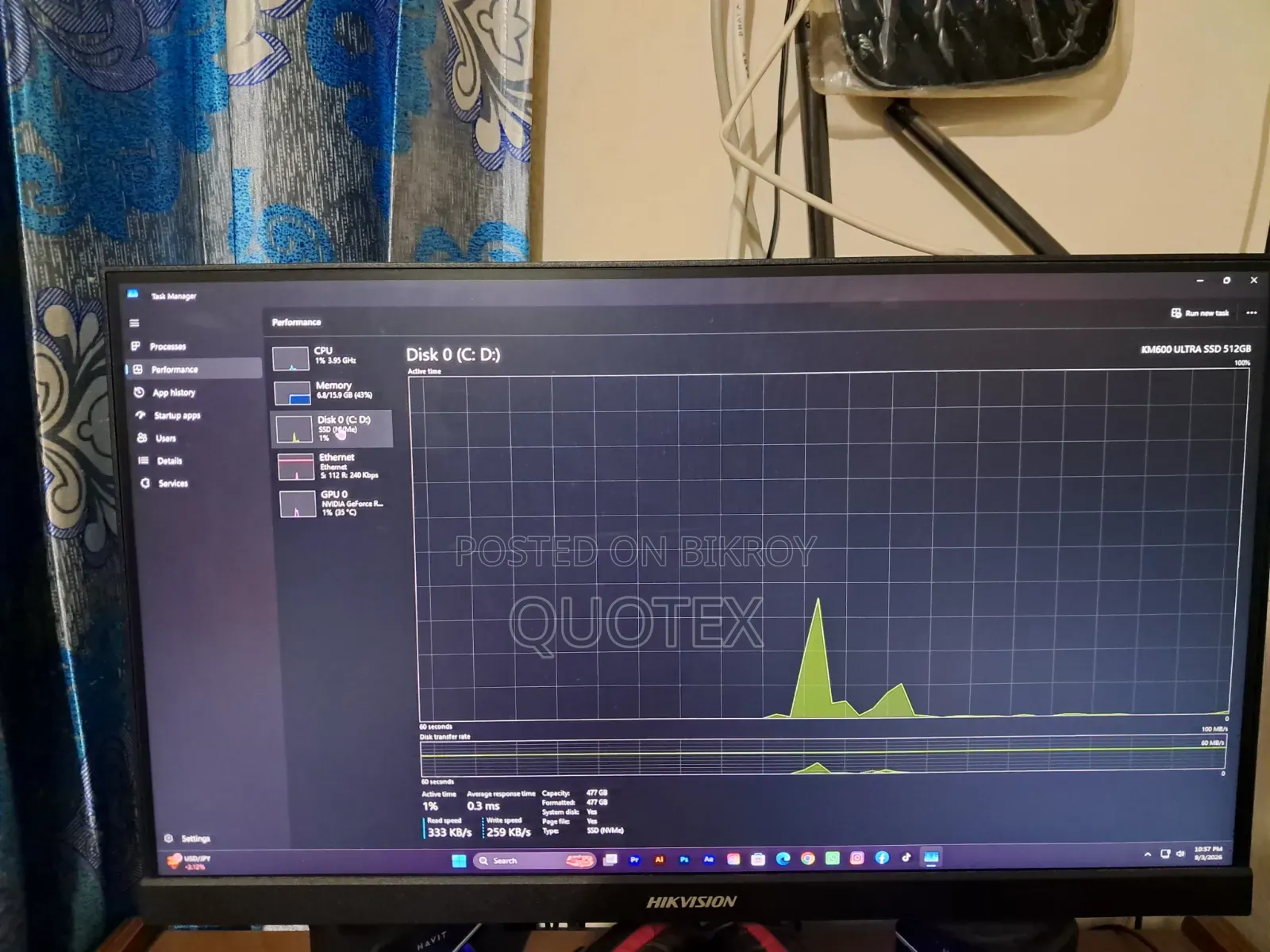 Desktop Computer 16GB AMD Ryzen 5 SSD 512GB