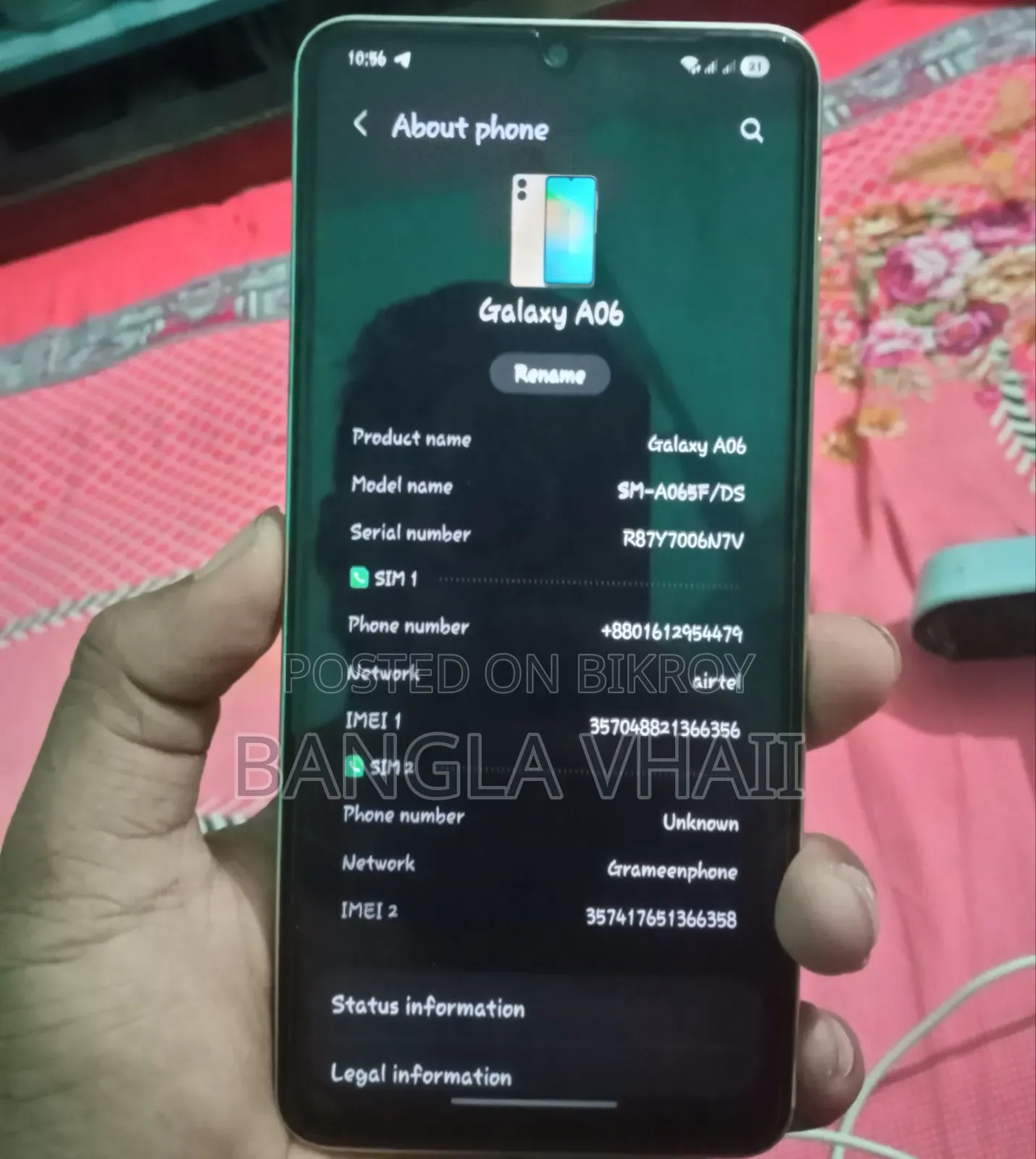 New Samsung Galaxy A06 128 GB Gold