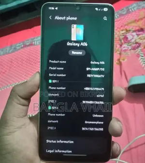 New Samsung Galaxy A06 128 GB Gold