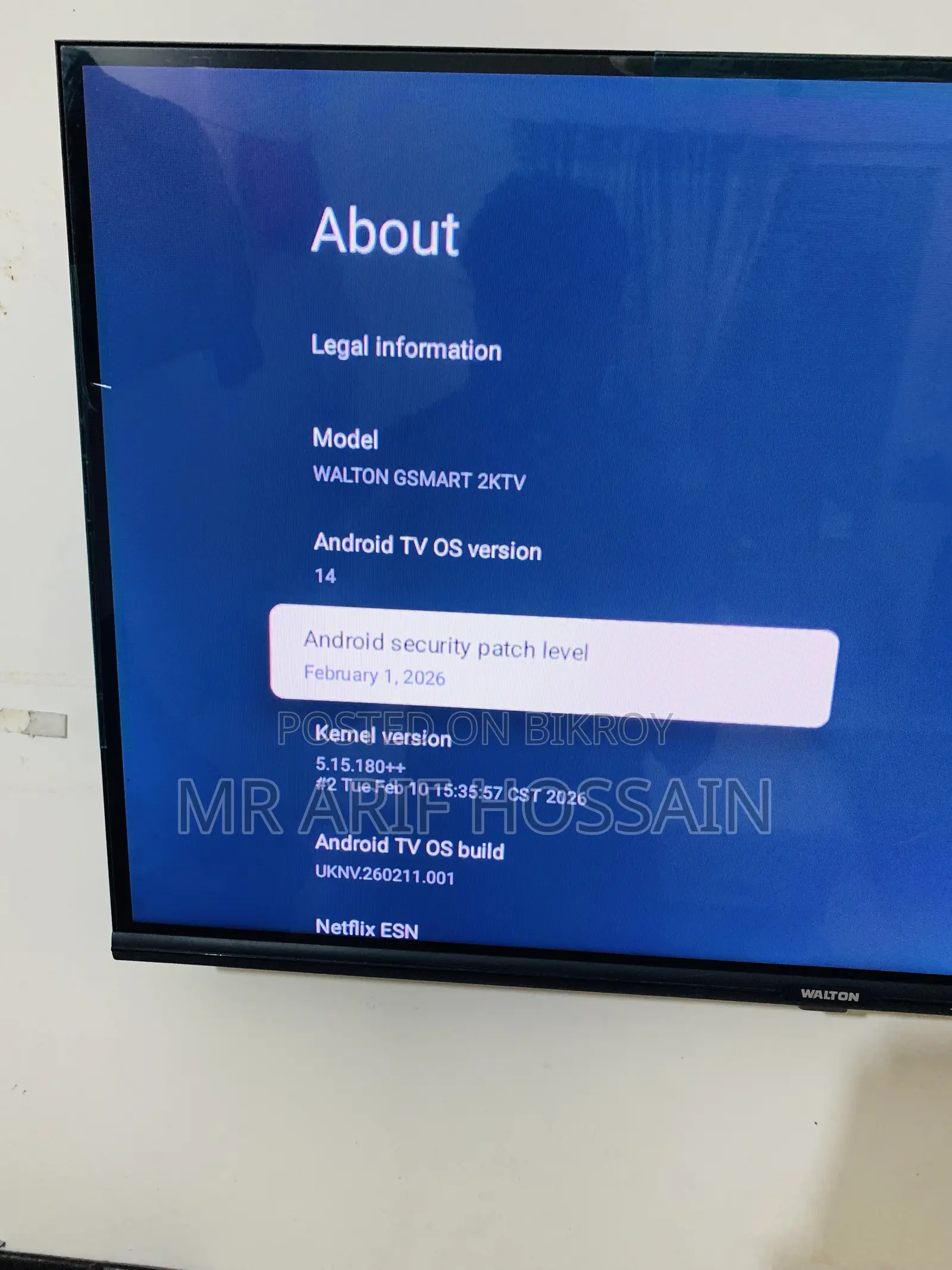 The reason for selling the TV is that I will buy a bigger TV