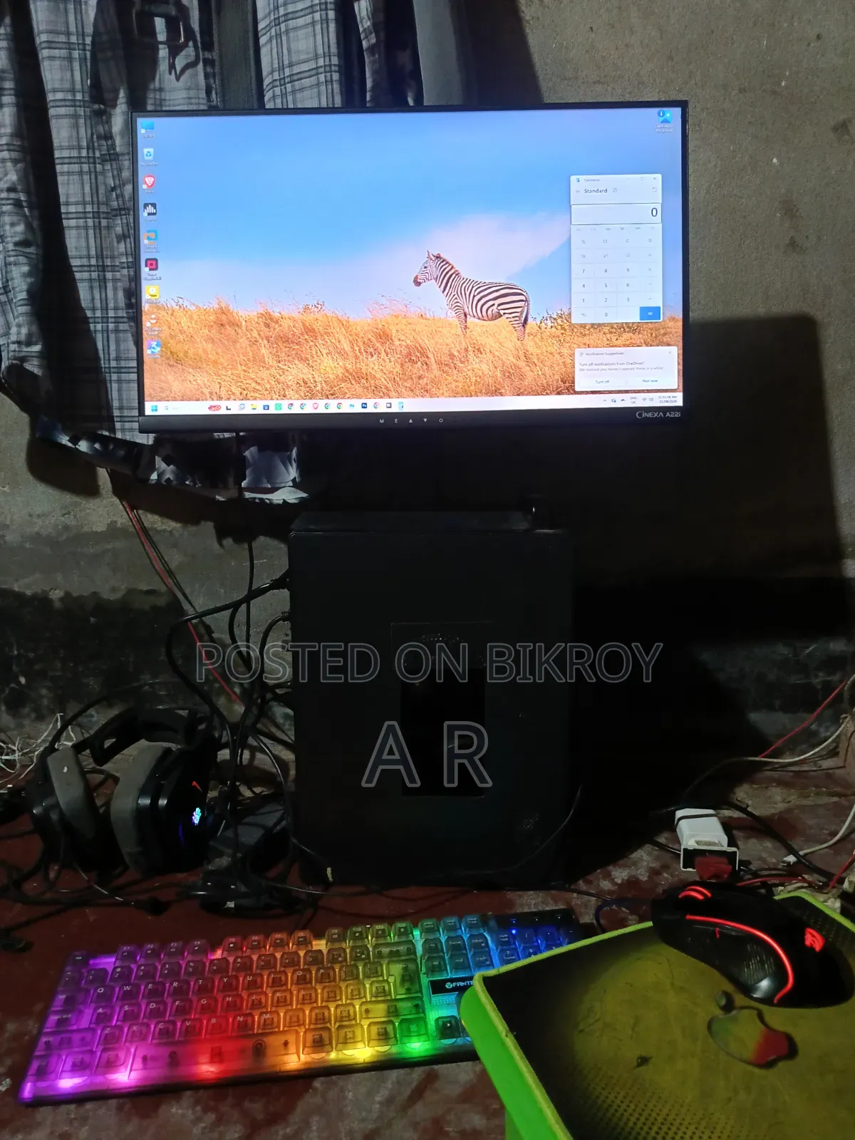 Desktop Computer MSI model 16GB AMD Ryzen 7 SSD 512GB