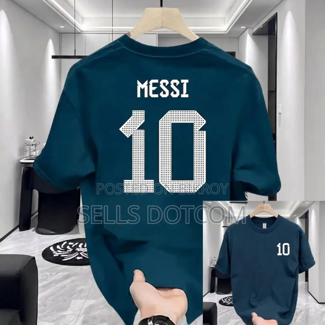 Messi 10 Drop Shoulder Tshirt