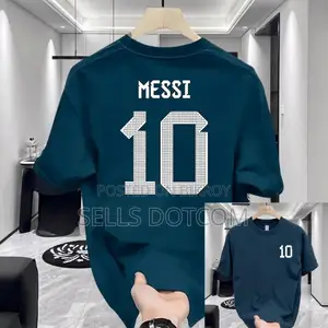 Messi 10 Drop Shoulder Tshirt