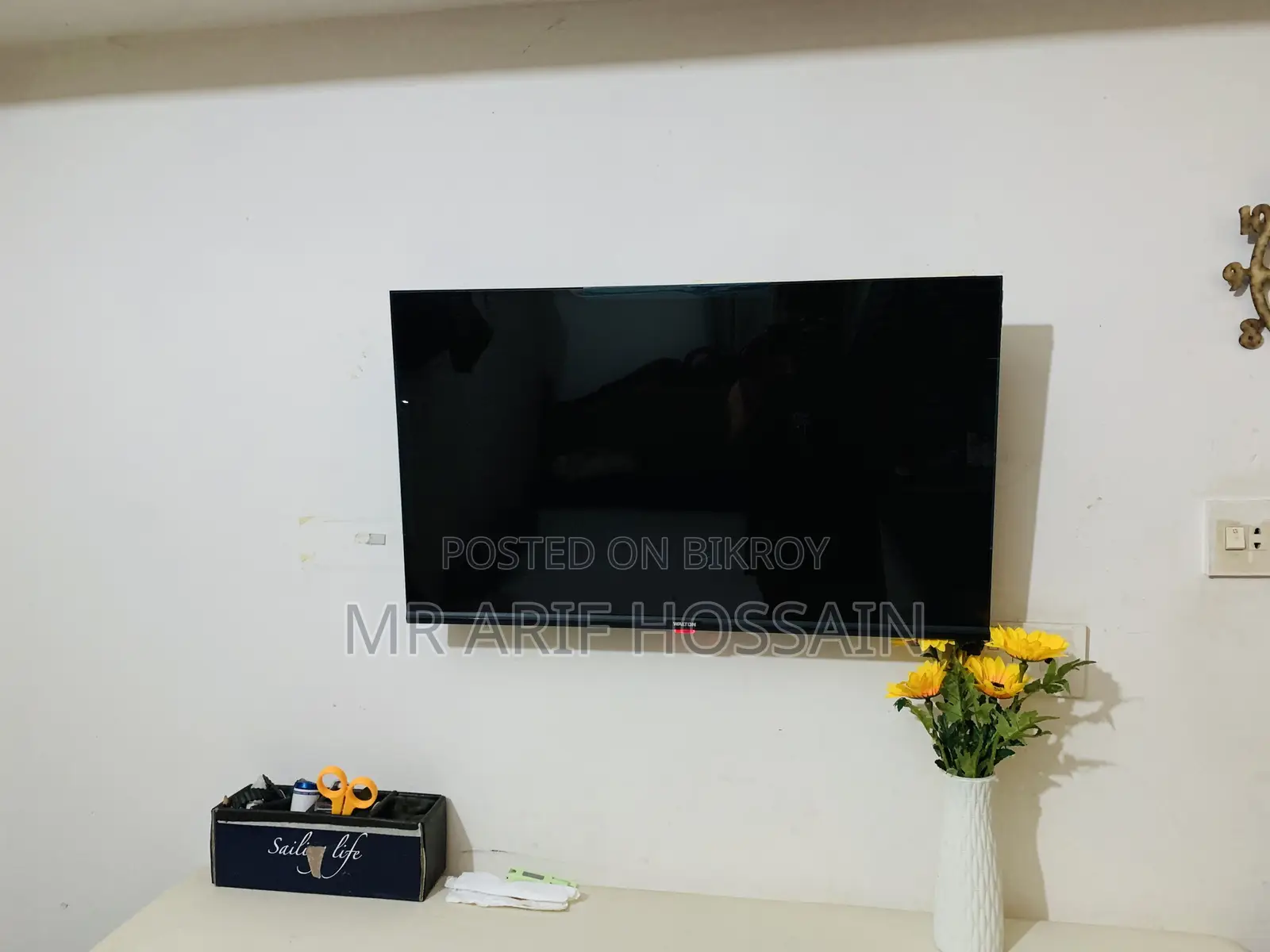The reason for selling the TV is that I will buy a bigger TV