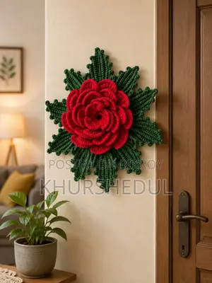 Crochet Wall/Door Flower Decoration