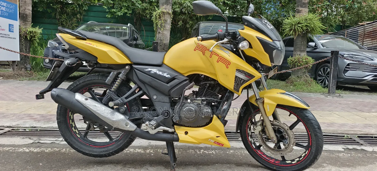 New TVS Apache RTR 160 2V 2019 Yellow