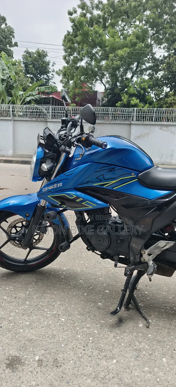 New Suzuki Gixxer 2022 Blue