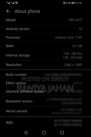 Honor 20 Lite 128 GB Blue