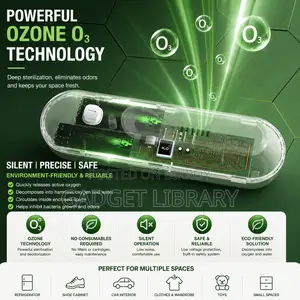 X8 Portable Ozone Sterilizer & Odor Eliminator – USB Rechargeable