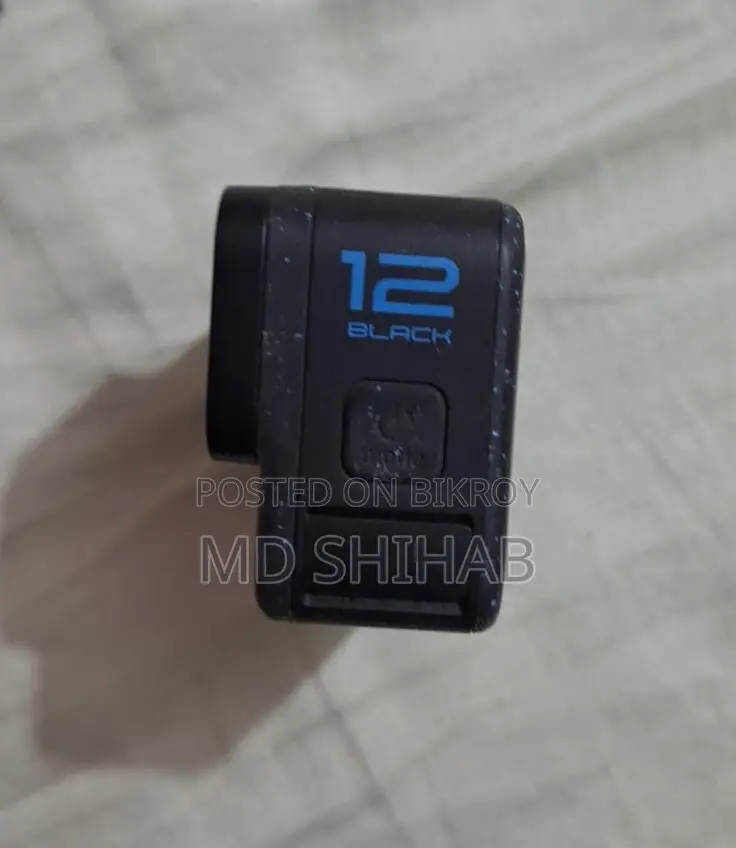 GoPro Hero 12 Black With Original Mic Adapter.