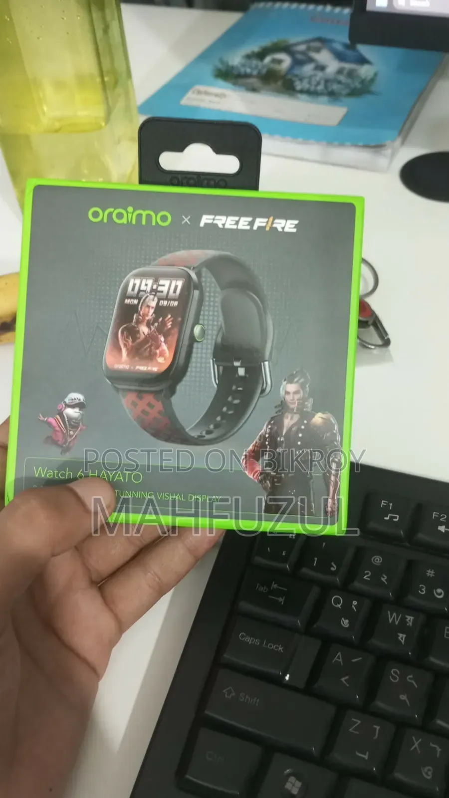 Oraimo X Free Fire Watch 6 MOCO Smartwatch (Brand New)