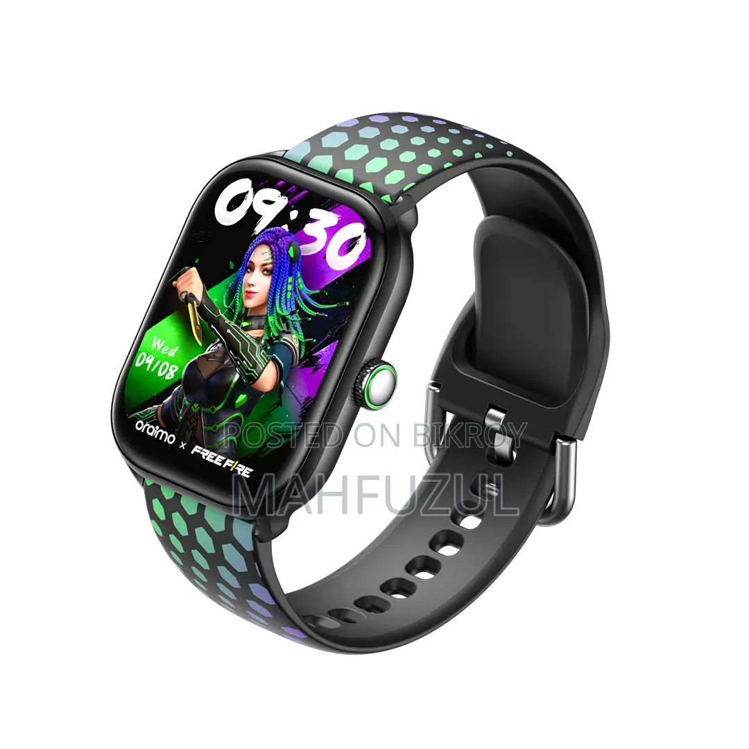 Oraimo X Free Fire Watch 6 MOCO Smartwatch (Brand New)