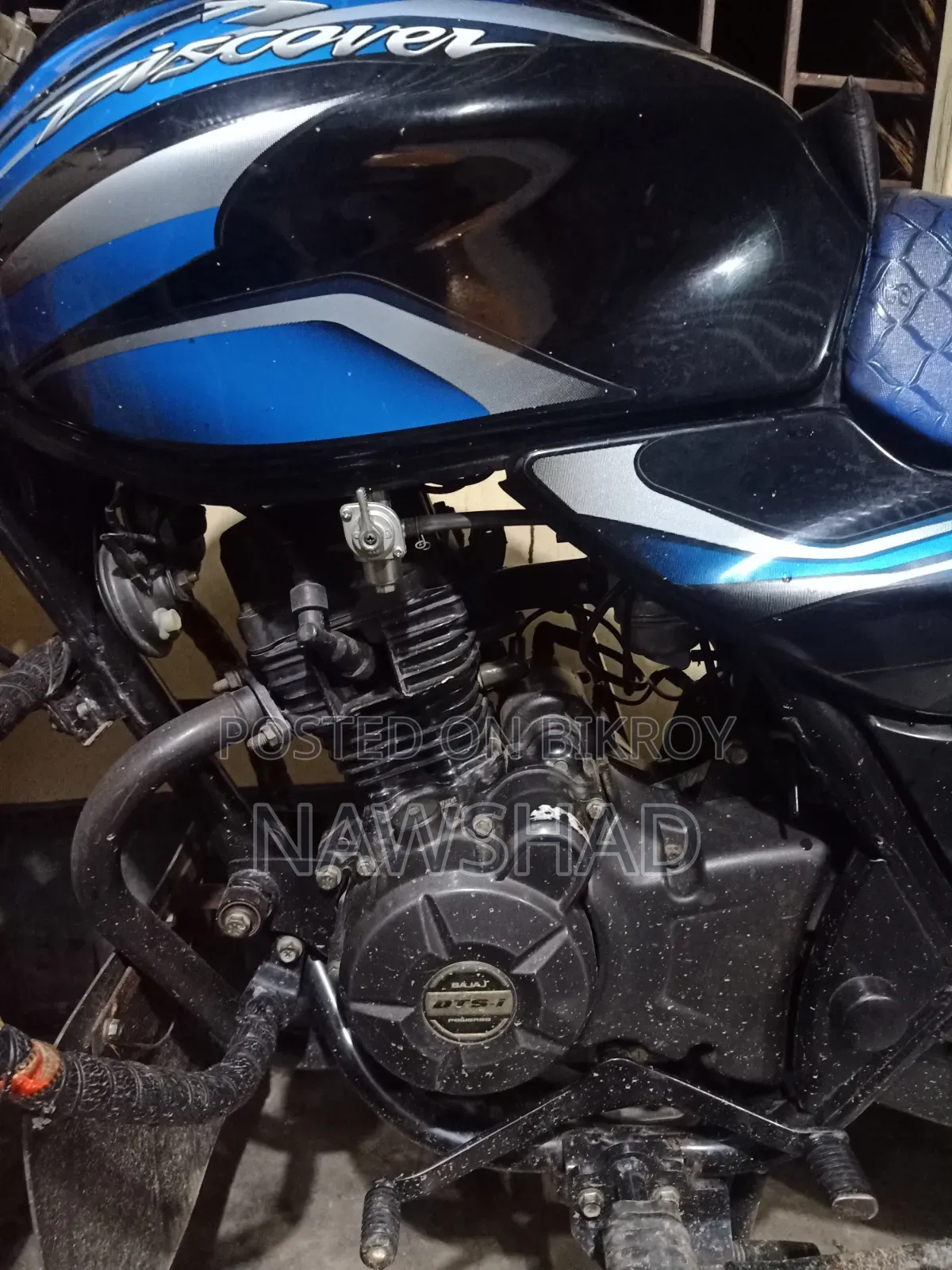 Bajaj Discover 100 2017 Blue
