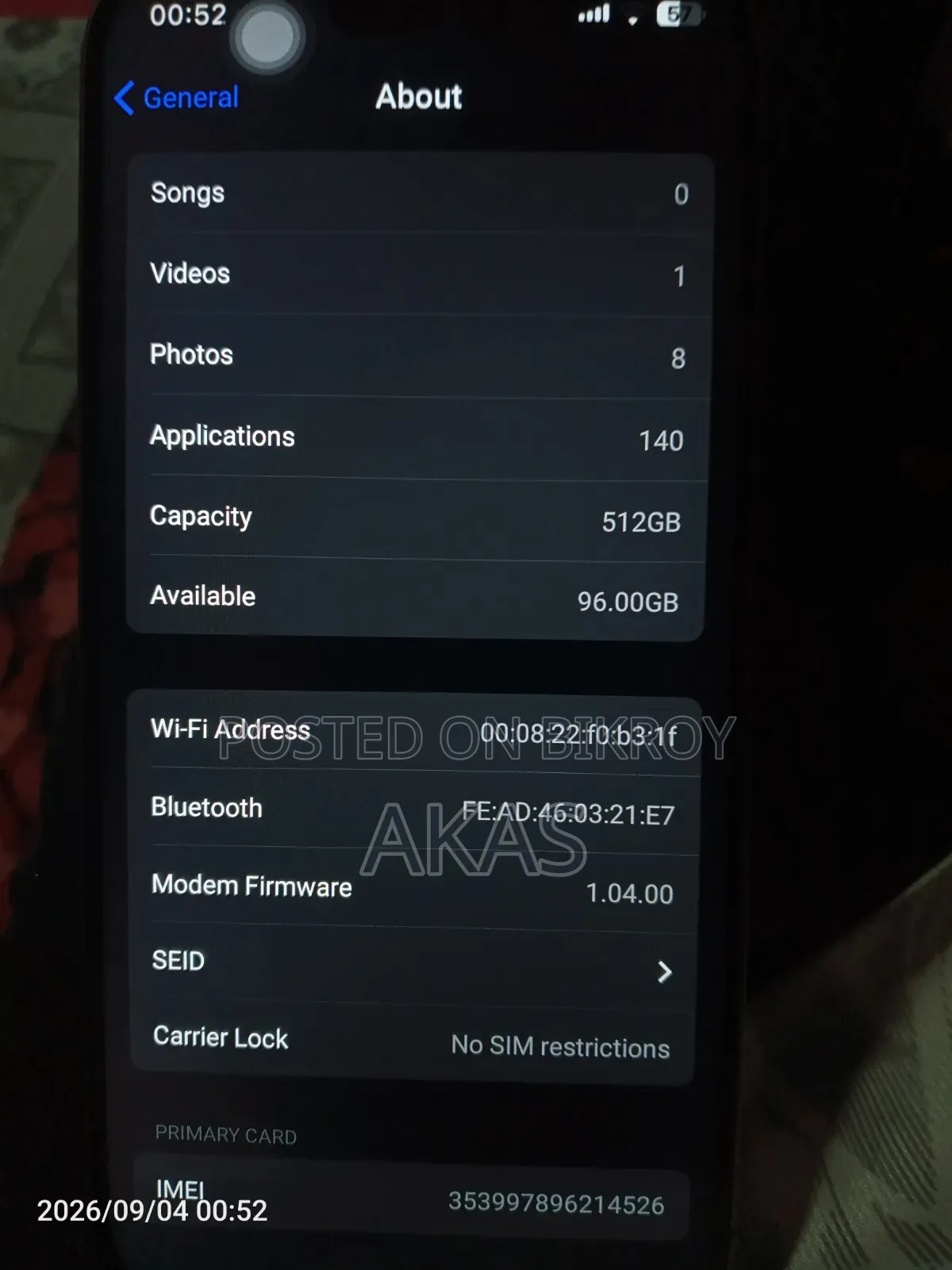 New Apple iPhone 16 Pro Max 512 GB Gold