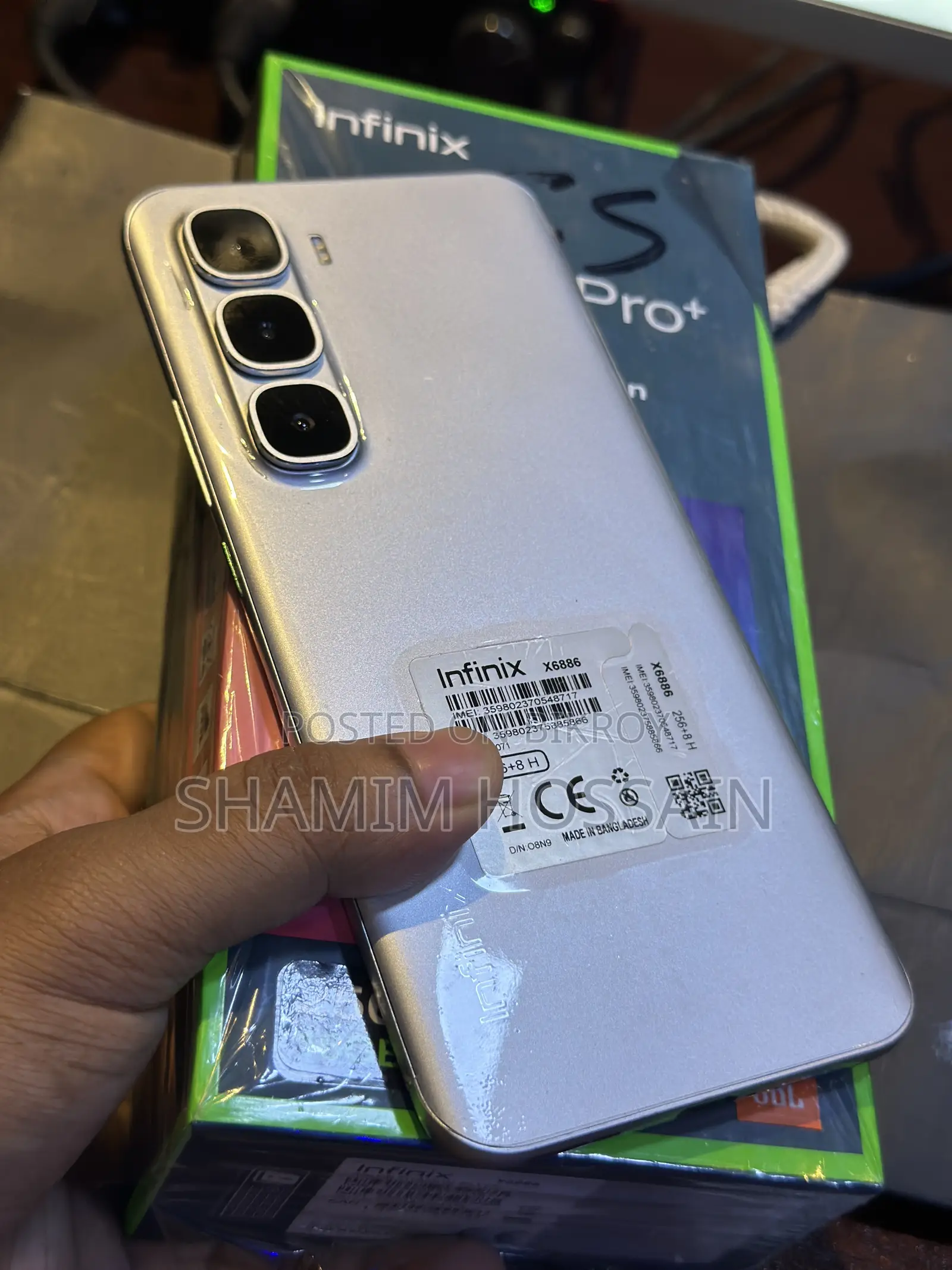 Infinix Hot 60 Pro+ 256 GB Silver