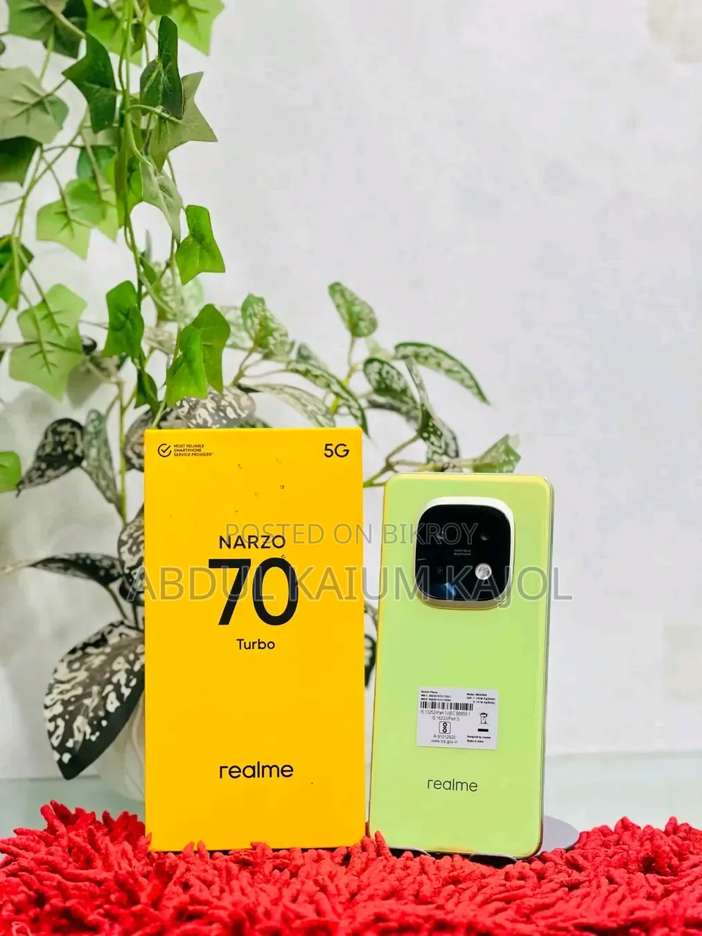 Realme Narzo 70x 128 GB Green
