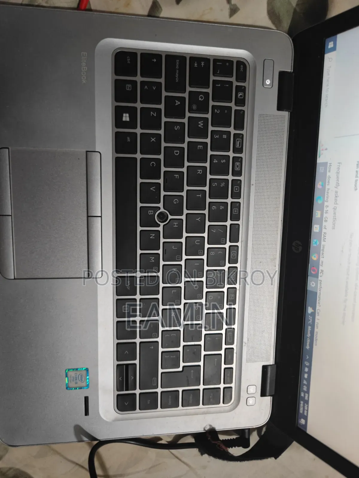Laptop HP EliteBook 840 G4 8GB Intel Core i5 SSD 256GB
