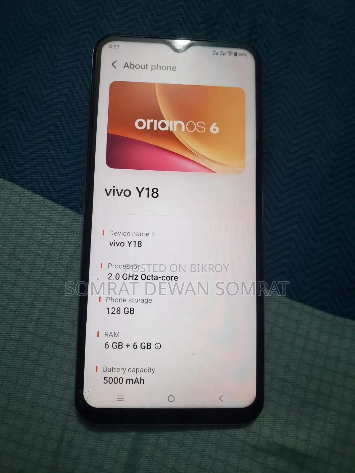 Vivo Y18 128 GB