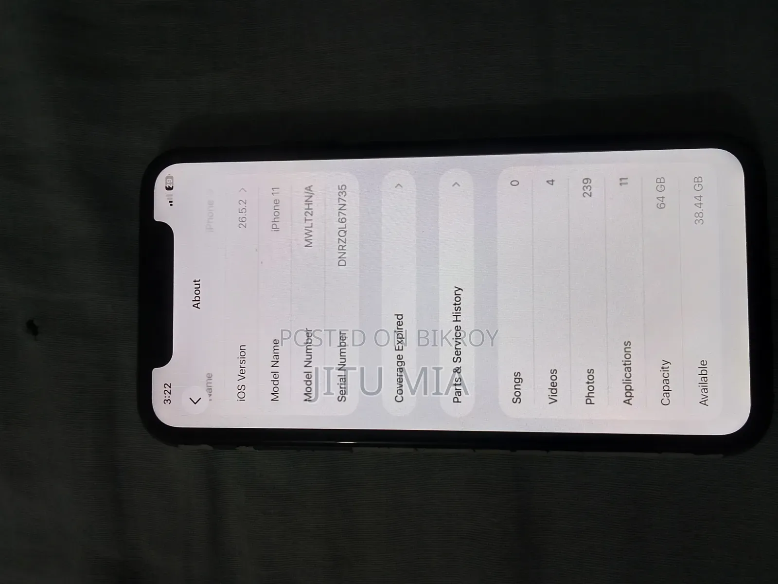 Apple iPhone 11 64 GB Black