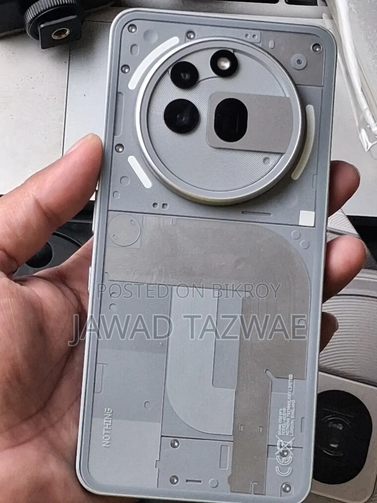 Nothing Phone 3a Pro 256 GB Gray