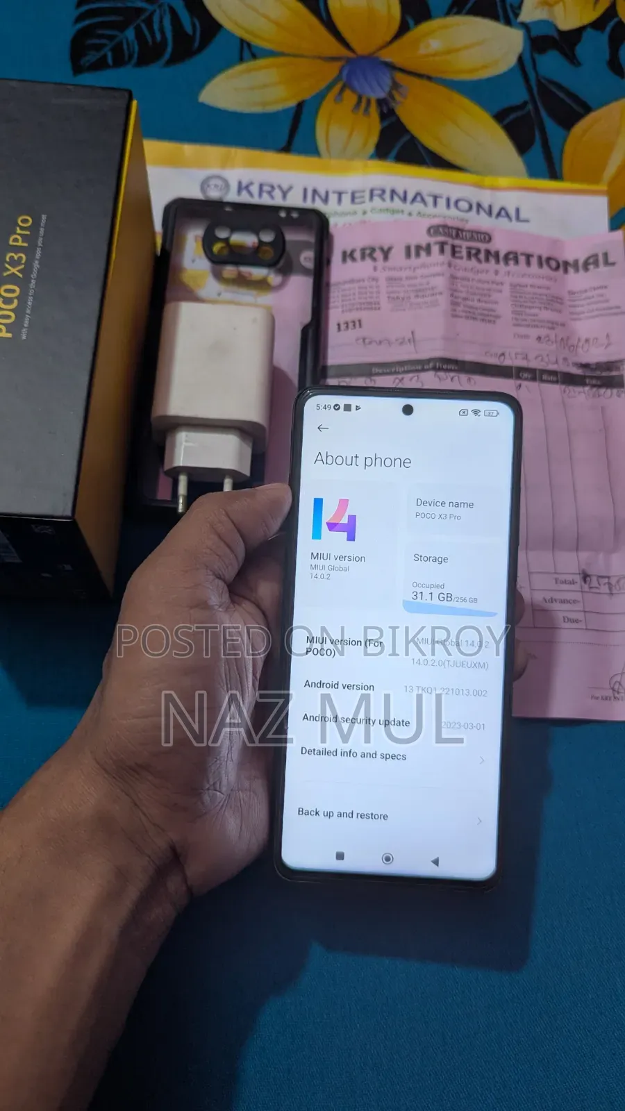 Xiaomi Poco X3 Pro 256 GB Blue